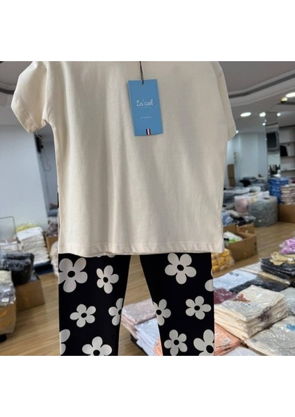 Basıc Tişört ve Desenli Tayt Takım fiyatları