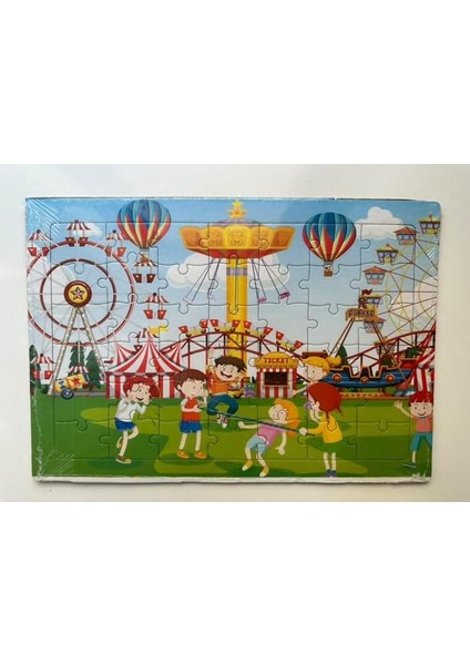 Çocuk Puzzle Orta Boy 42 Parçalı 4 Adet