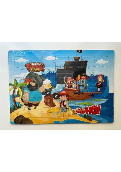 Çocuk Puzzle Orta Boy 42 Parçalı 4 Adet