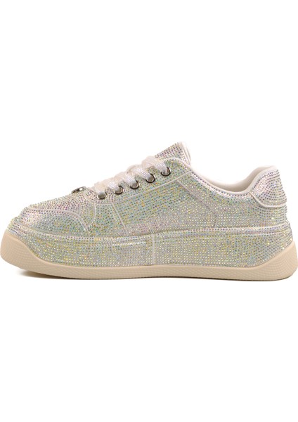 Beyaz Taşlı Kadın Sneaker fiyatları