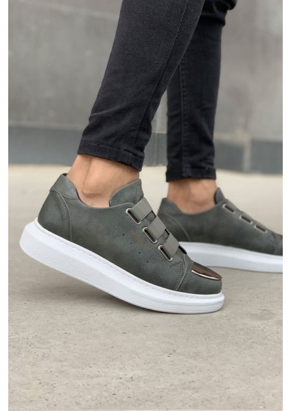 Lastikli Erkek Spor Ayakkabı Antrasit modelleri
