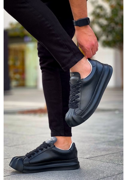 Bağcık Erkek Spor Ayakkabı Siyah fırsatları