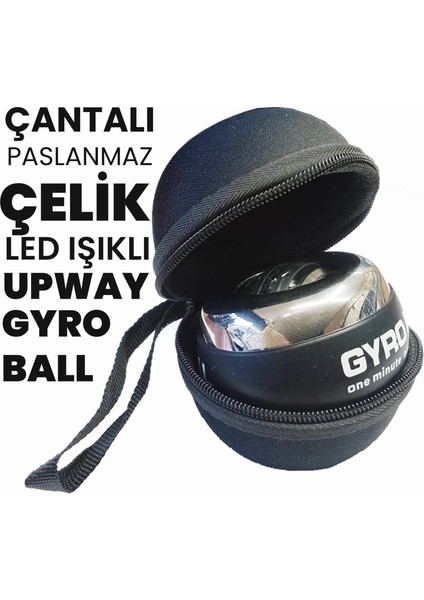 Metal Gyro Ball El Bilek Egzersiz Topu Led Işıklı Kol Kuvvet Güç Topu Powerball fiyatları