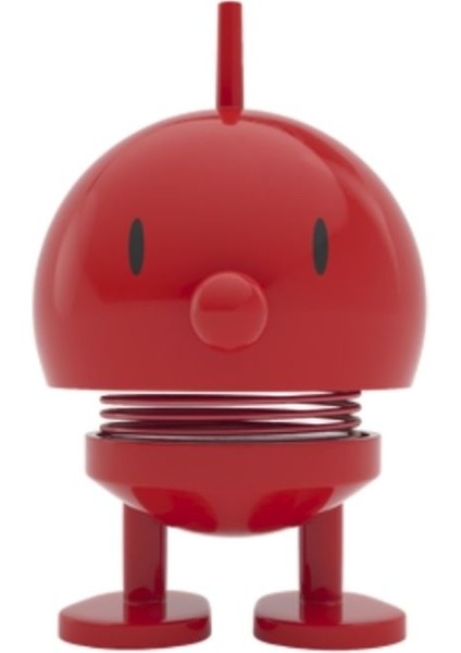 Bumble Sallanan Figür, Dekorasyon Small Red 7,6 x 5,8 cm (Gülümse)