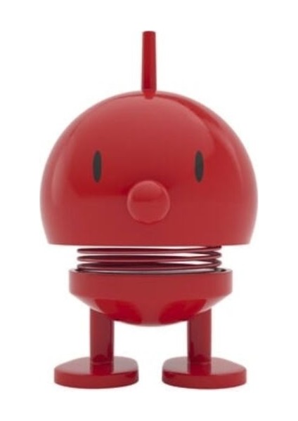 Bumble Sallanan Figür, Dekorasyon Small Red 7,6 x 5,8 cm (Gülümse)