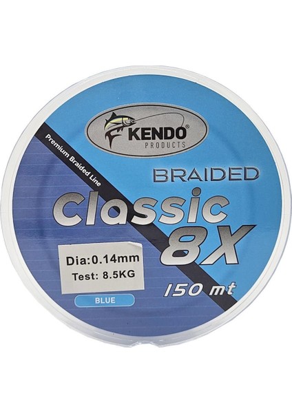 Classic 8x 150M Blue Örgü Ip
