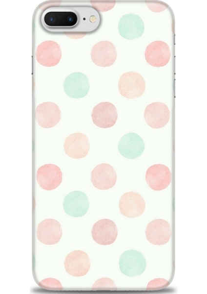 iPhone 8 Plus Kılıf Hd Baskılı - Blue Pink
