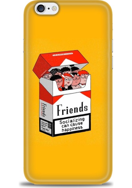 Apple iPhone 6 Kılıf Hd Baskılı - Friends