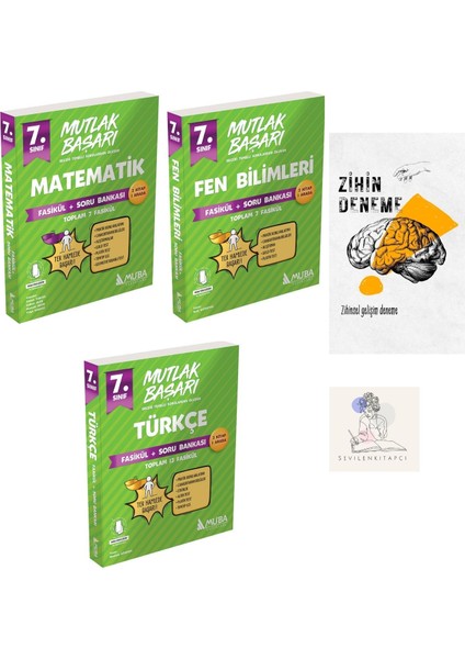7.Sınıf Mat - Fen - Türkçe Fasikül+Sb - Zihin Deneme - Svk - 239