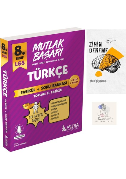 8.Sınıf Türkçe Fasikül+Sb - Zihin Deneme - Svk - 197