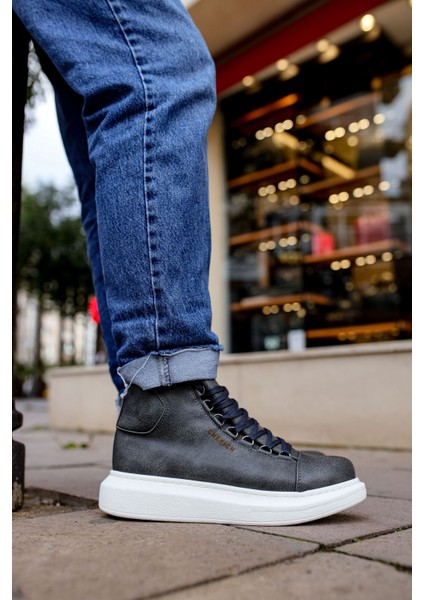 Bağcıklı Erkek Sneaker Bot Antrasit