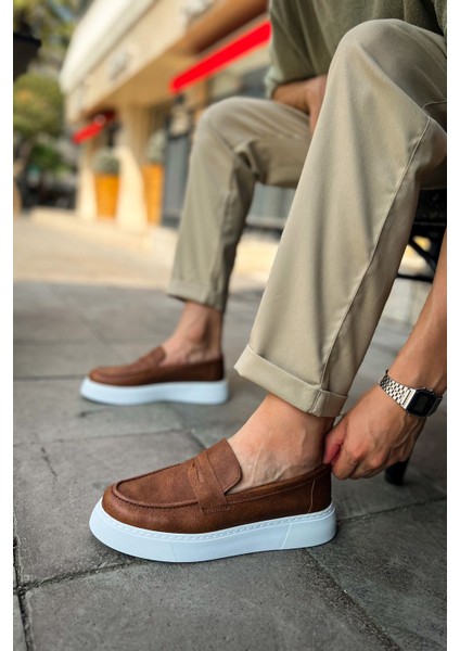 Düz Erkek Günlük Ayakkabı Taba fiyatları