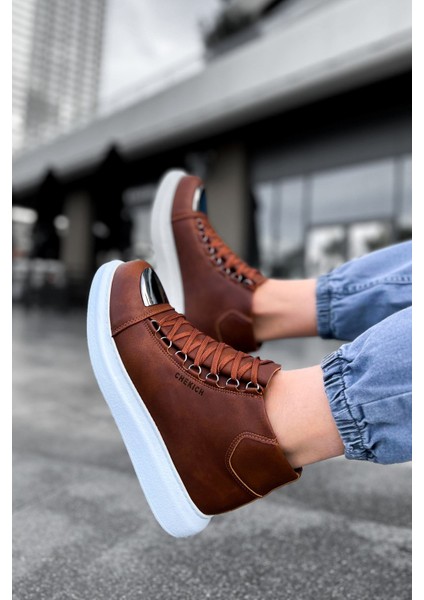 Bağcıklı Erkek Sneaker Bot Taba fırsatları