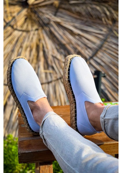 Düz Triko Kumaş Erkek Günlük Ayakkabı Beyaz fiyatları