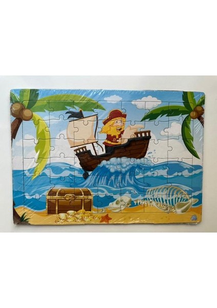 Çocuk Puzzle Orta Boy 42 Parçalı 4 Adet