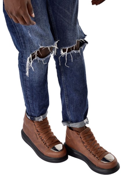 Bağcıklı Erkek Sneaker Bot Taba fiyatları