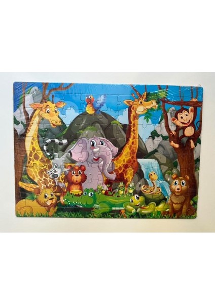 Çocuk Puzzle Büyük Boy 72 Parça 4 Adet fiyatları