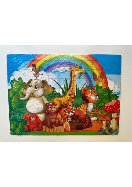 Çocuk Puzzle Büyük Boy 72 Parça 4 Adet indirimleri