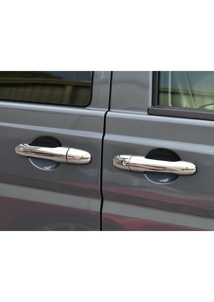 Mercedes Vito W639 2003-2010 arası Krom Kapı Kolu 4 Kapı Paslanmaz Çelik