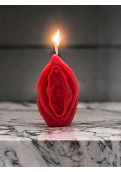 Esprili Vanilya Kokulu Dekoratif Şeklinde Mum