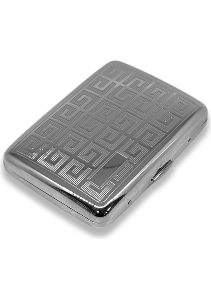 Myon Metal Kısa Sigara Tabakası Krom 16LI