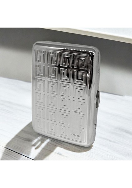 Myon Metal Kısa Sigara Tabakası Krom 16LI