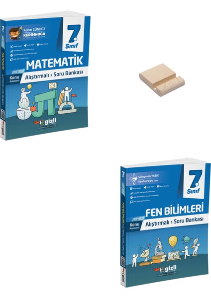 7. Sınıf Konu Anlatımlı Alıştırmalı Matematik ve Fen Bilimleri Soru Bankası + Telefon Tutucu