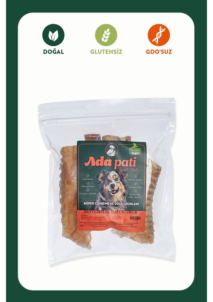 Dana Gırtlak 12-15cm 100G Köpek Ödül Maması fırsatları