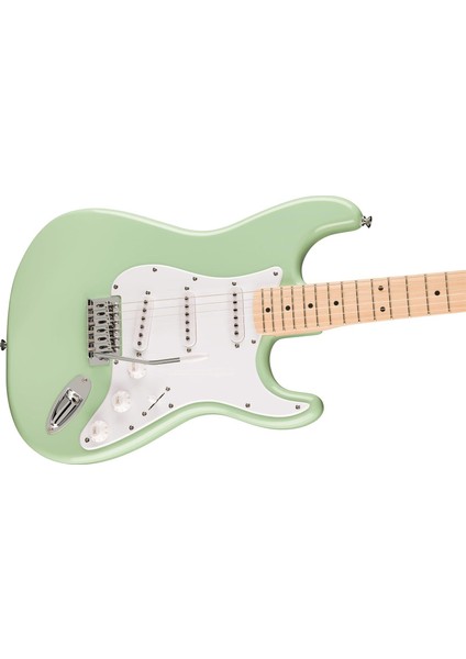 Squier Fsr Sonic Stratocaster Akçaağaç Klavye Wpg Surf Green Elektro Gitar modelleri