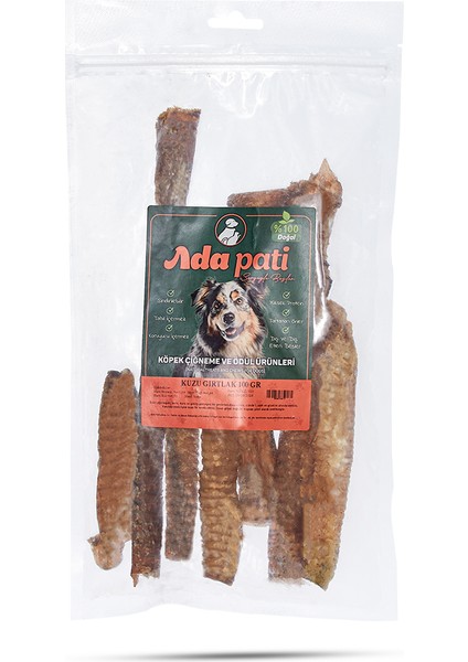 Kuzu Gırtlak 15cm 100G Köpek Ödül Maması fiyatları