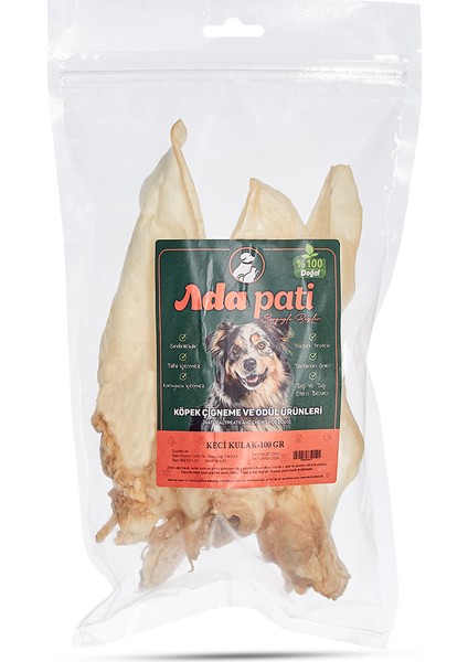 Keçi Kulak 100G Köpek Ödül Maması