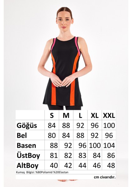 Sıfır Kol Yarı Kapalı Mayo Mıa 1617 Siyah fırsatları