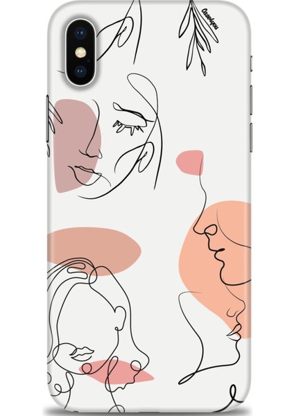Apple iPhone x Kılıf Hd Baskılı - Silüetler