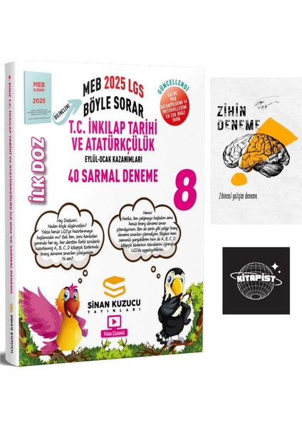 LGS İnkılap Ilk Doz Deneme-Zihin Deneme-Kitapist-470