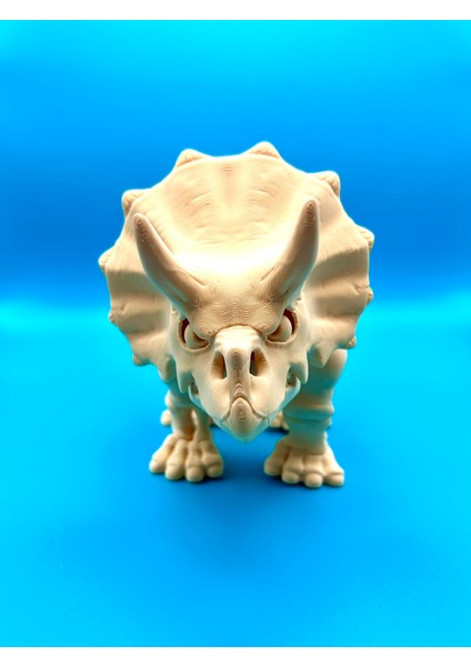 Dinozor Oyuncağı, Gerçekçi Triceratops Modeli - Büyük Boy fiyatları