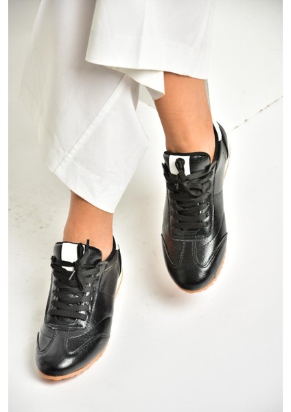 U820730409 Siyah Spor Ayakkabı Sneakers fiyatları
