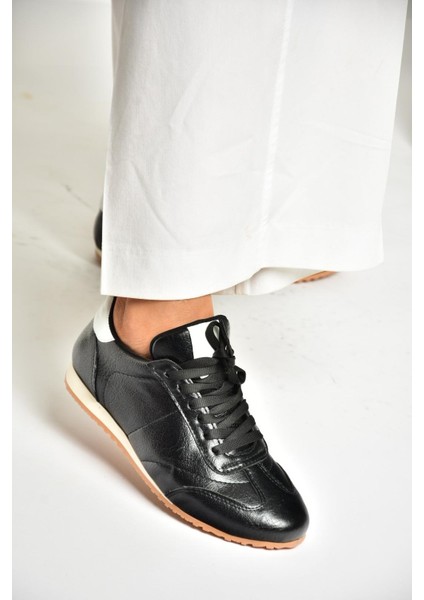 U820730409 Siyah Spor Ayakkabı Sneakers fırsatları