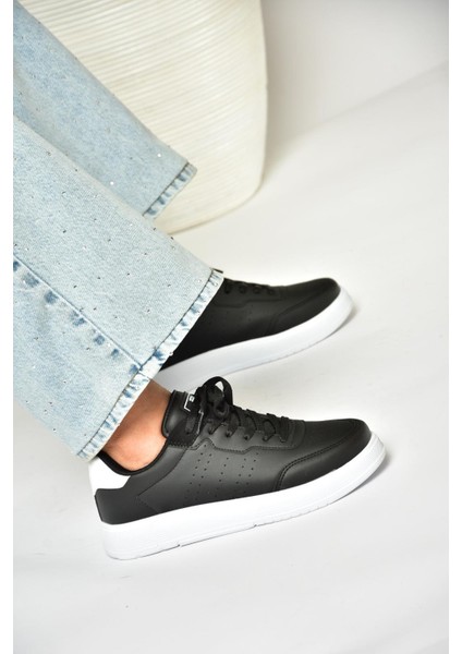 U702015809 Siyah/beyaz Spor Ayakkabı Sneakers