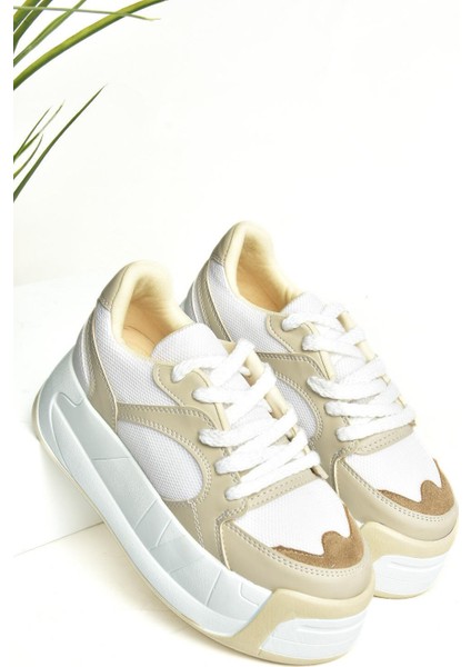 U973219009 Ten Kalın Tabanlı Spor Ayakkabı Sneakers