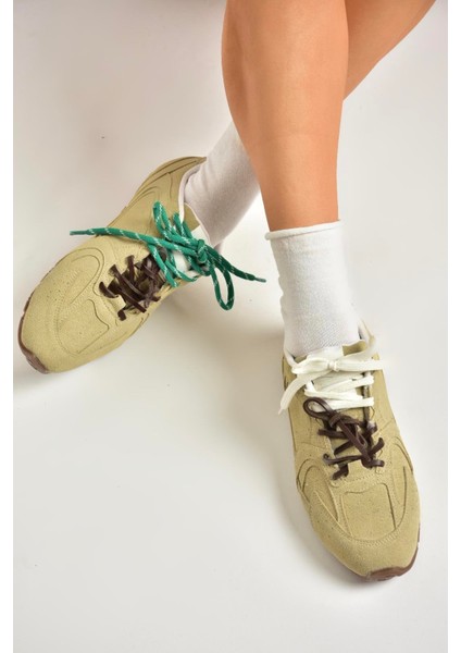 U846144002 Ten Süet Spor Ayakkabı Sneakers fırsatları