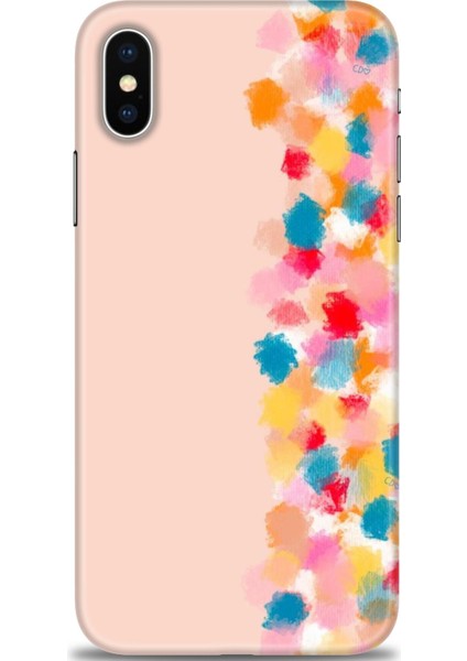 Apple iPhone Xs Kılıf Hd Baskılı - Parça Tuval