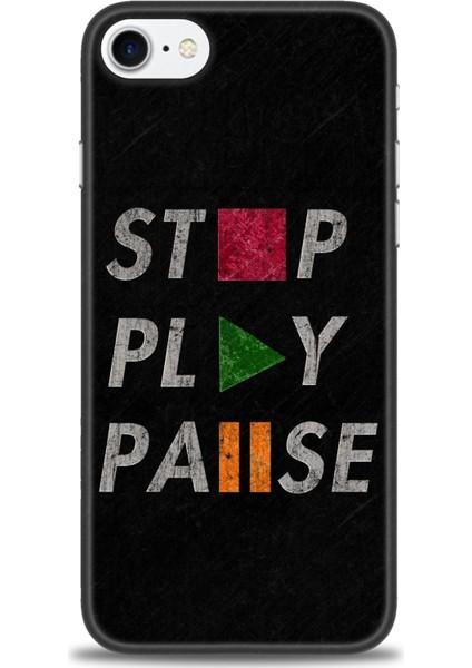 Apple iPhone Se 2020 Kılıf Hd Baskılı - Stop Play