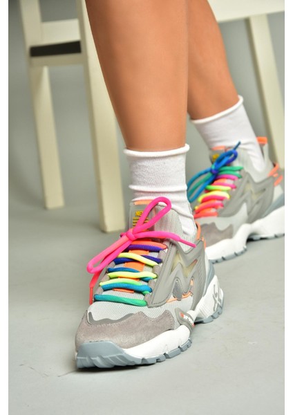 U602602502 Gri Süet Kadın Spor Ayakkabı Sneakers fiyatları