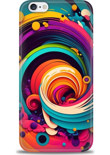 iPhone 6 Plus Kılıf Hd Baskılı - Renk Hortumu