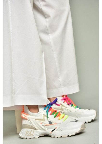 U602602509 Beyaz Kadın Spor Ayakkabı Sneakers
