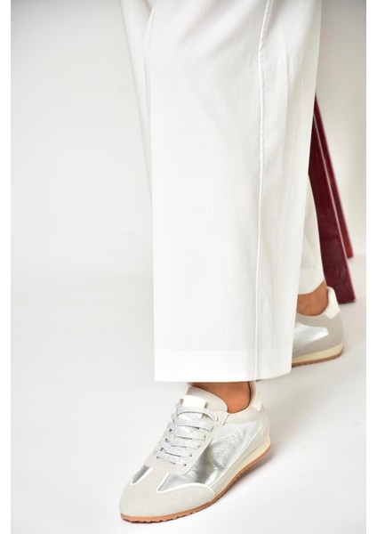 U820730509 Gümüş Kadın Spor Ayakkabı Sneakers modelleri