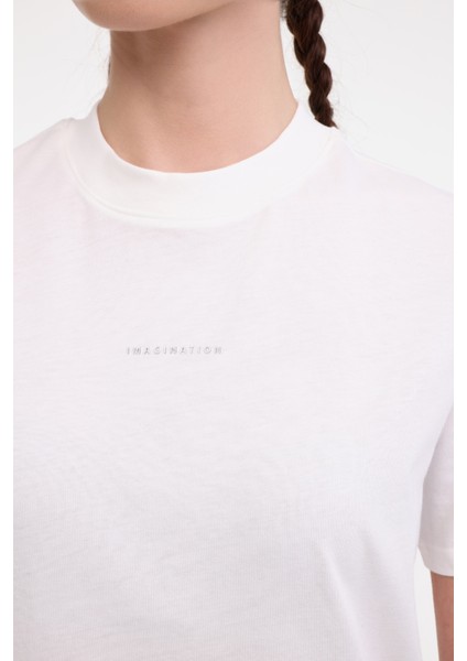 Wl Robı 11ms468 5fx Beyaz Kadın Kısa Kol T-Shirt fırsatları