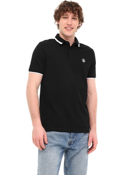 Mb Bts203 Polo Tsh 5fx Siyah Erkek Kısa Kol T-Shirt