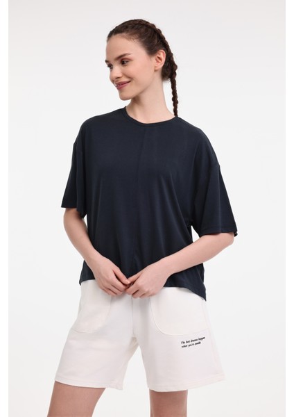 Wl Brenda 11ck612 5fx Siyah Kadın Kısa Kol T-Shirt