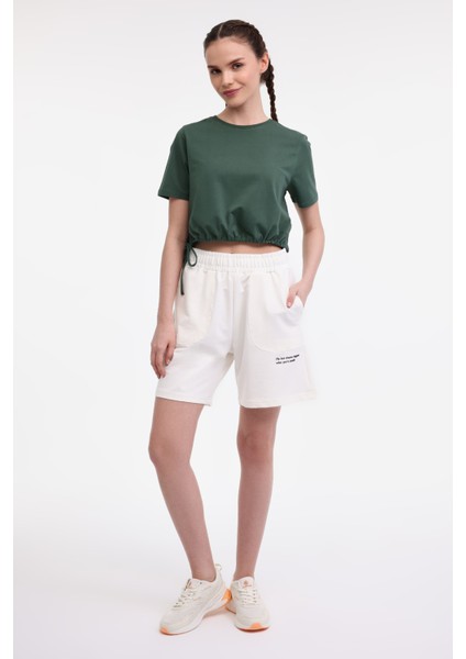 Wl Serg 11outss25111 5fx Yeşil Kadın Kısa Kol T-Shirt modelleri